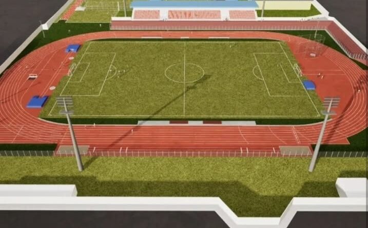 Imagem ilustrativa do projeto par o Estádio Vidal Ramos Junior.