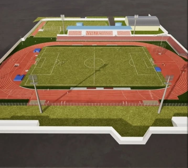 Imagem ilustrativa do projeto par o Estádio Vidal Ramos Junior.